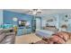 Bright living room with unique furnishings and decorative shelving at 6435 Sedgeford Dr, Lakeland, FL 33811