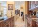 Open kitchen with ample counter space and modern amenities for cooking and entertaining at 645 Whisper Woods Dr, Lakeland, FL 33813