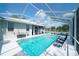 Gorgeous screened-in pool with inviting lounge chairs, providing a perfect outdoor oasis at 8760 Plantation Ridge Blvd, Lakeland, FL 33809