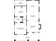 Detailed floor plan showcasing the layout including the primary bedroom, living room, kitchen and porch at 911 S Missouri Ave, Lakeland, FL 33803