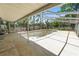 Backyard screened in pool area with plenty of room for entertaining at 1628 Lakewood S Dr, Lakeland, FL 33813