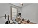 Spare room can be used as a workout room with all the equipment one needs at 1725 Hill Top Dr, Dundee, FL 33838