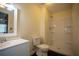 Bathroom featuring a modern vanity and shower at 1920 Indian Trails Ct, Lakeland, FL 33813