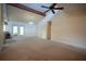 Expansive living room with vaulted ceilings and a chandelier at 1920 Indian Trails Ct, Lakeland, FL 33813