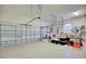 Spacious garage with multiple doors and ample storage space at 2032 Indian Sky Cir, Lakeland, FL 33813