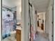 Hallway view showing access to bathroom at 2145 Limedale Rd, Lakeland, FL 33809