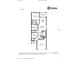 A detailed floor plan showcases the layout of the home, including the kitchen, bedrooms, and living spaces at 2331 Northumberland Ct, Haines City, FL 33844