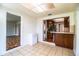 Open floor plan featuring the dining and kitchen areas at 2710 Fairmount Ave, Lakeland, FL 33803