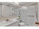 Bathroom featuring walk in shower and bright lighting at 30 Aspen Dr # 30, Haines City, FL 33844