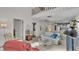 Open-concept living room featuring lots of natural light and a loft area at 30 Aspen Dr # 30, Haines City, FL 33844