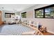 Bright room with gray checkerboard rug and fun camper bed at 312 Palencia Pl, Lakeland, FL 33803