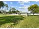 Spacious backyard with lush lawn and mature trees, great for outdoor activities at 3810 Harrelson Rd, Lakeland, FL 33810