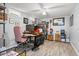 Home office with multiple monitors and stylish decor at 3810 Harrelson Rd, Lakeland, FL 33810