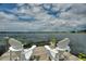 Scenic waterfront scene with two Adirondack chairs on a wooden dock, overlooking the tranquil lake at 440 Lake Daisy, Winter Haven, FL 33884