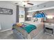 Unique bedroom with Star Wars theme, comfortable bed, and playful decor that sparks imagination and creativity at 5424 Se 127Th Ln, Belleview, FL 34420