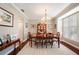 Formal dining room featuring hardwood floors and natural light at 5425 Charlin Ave, Lakeland, FL 33810