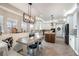 Spacious kitchen with island, breakfast nook, and modern appliances at 5425 Charlin Ave, Lakeland, FL 33810