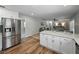 Spacious kitchen with island seamlessly connects to the living area at 5624 Laurel Oak Dr, Lakeland, FL 33811