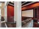Home media room featuring a wet bar and a large projector screen at 6357 Ashley Dr, Lakeland, FL 33813