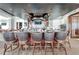 Upscale bar area featuring dark wood accents, leather chairs, and multiple TV screens for an inviting atmosphere at 1003 Clearpointe Way, Lakeland, FL 33813