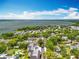 Beautiful aerial view showcases waterfront and community at 110 N Tremain St # 206, Mount Dora, FL 32757