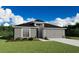 Charming single-Gathering home boasting a well-manicured lawn and a two-car garage at 1420 Portmore Dr, Mulberry, FL 33860