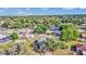 Overhead view of a residential community, with mature trees lining the streets and homes with spacious lots at 1423 Ridgegreen N Loop, Lakeland, FL 33809