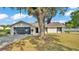 Charming single-story home featuring mature trees, well-maintained lawn, and a welcoming entryway at 1423 Ridgegreen N Loop, Lakeland, FL 33809
