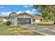 Charming single-story home featuring a two-car garage, and well-maintained lawn and landscape at 1423 Ridgegreen N Loop, Lakeland, FL 33809