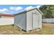Exterior shot of a useful storage shed in the backyard for tools, equipment, and extra space for your needs at 1423 Ridgegreen N Loop, Lakeland, FL 33809