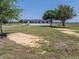 Single-story home with mature shade trees in front at 246 Quail Run, Frostproof, FL 33843