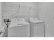 Bright laundry room with side-by-side washer and dryer hookups at 2546 Red Egret Dr, Bartow, FL 33830
