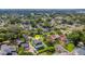 Bird's eye view of a house with mature trees, and a convenient location near city amenities at 2731 Coventry Ave, Lakeland, FL 33803