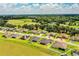 Wide shot shows this desirable neighborhood with mature trees and lush lawns for most of the homes at 3176 Pearly Dr, Lakeland, FL 33812