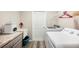 Functional laundry room with washer, dryer, and ample counter space at 3883 Sandhill Crane Dr, Lakeland, FL 33811
