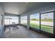 Relaxing screened-in patio with comfortable seating, perfect for enjoying the outdoors at 3883 Sandhill Crane Dr, Lakeland, FL 33811