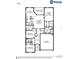 Home floor plan showing the layout of the kitchen, bathrooms, bedrooms, and outdoor covered lanai at 4515 Rapallo Ave, Winter Haven, FL 33884