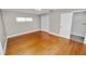 Inviting bedroom features hardwood floors, closet, and lots of natural light at 509 Rob Roy St, Lakeland, FL 33813