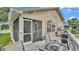 Spacious outdoor deck with grill, seating and views at 601 Peninsular Dr, Lakeland, FL 33813