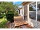 Wooden deck with a view of the garden at 6065 Magpie Dr, Lakeland, FL 33809
