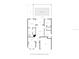 Detailed floor plan showcasing layout with primary bedroom, living room, kitchen, swimming pool, and garage at 6250 Silver Leaf Ln, Lakeland, FL 33813