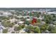 Aerial view of a home with mature trees, conveniently located near city amenities and local attractions at 645 E Church St, Bartow, FL 33830