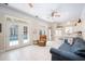 Open floor plan with French doors leading to the pool area at 645 E Church St, Bartow, FL 33830