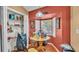 Breakfast nook with a table, chairs, window, and shelving with lots of storage space at 7311 Briarbay Loop, Lakeland, FL 33810