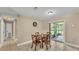 Dining room featuring tiled floors with a wooden table with four chairs at 808 Austin Cir, Bartow, FL 33830