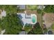 Aerial view of the home and pool at 3813 Surrey Dr, Orlando, FL 32812