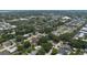 Picturesque aerial view of a tranquil neighborhood with verdant trees and clear skies at 3813 Surrey Dr, Orlando, FL 32812