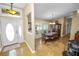 Inviting dining room featuring natural light, stylish furnishings, and an open layout, perfect for entertaining and Gathering dinners at 1130 Ewell Rd, Lakeland, FL 33811
