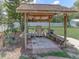 Outdoor kitchen featuring a stainless steel grill and counter space at 1195 S 1St Ave, Bartow, FL 33830