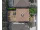 Aerial view of the layout of the house and backyard at 143 Alfani St, Davenport, FL 33896
